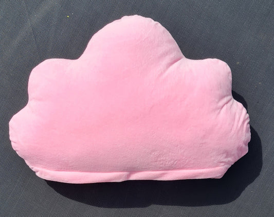 Personalised cloud shaped decorative cushions, self affirmation cushions.