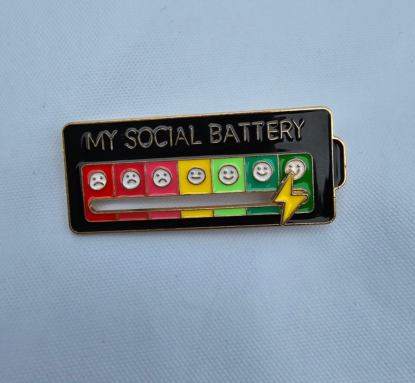 Social Battery Pin