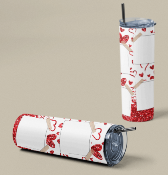 Memories in Motion: Personalised Love Heart Tumblers for Every Occasion!
