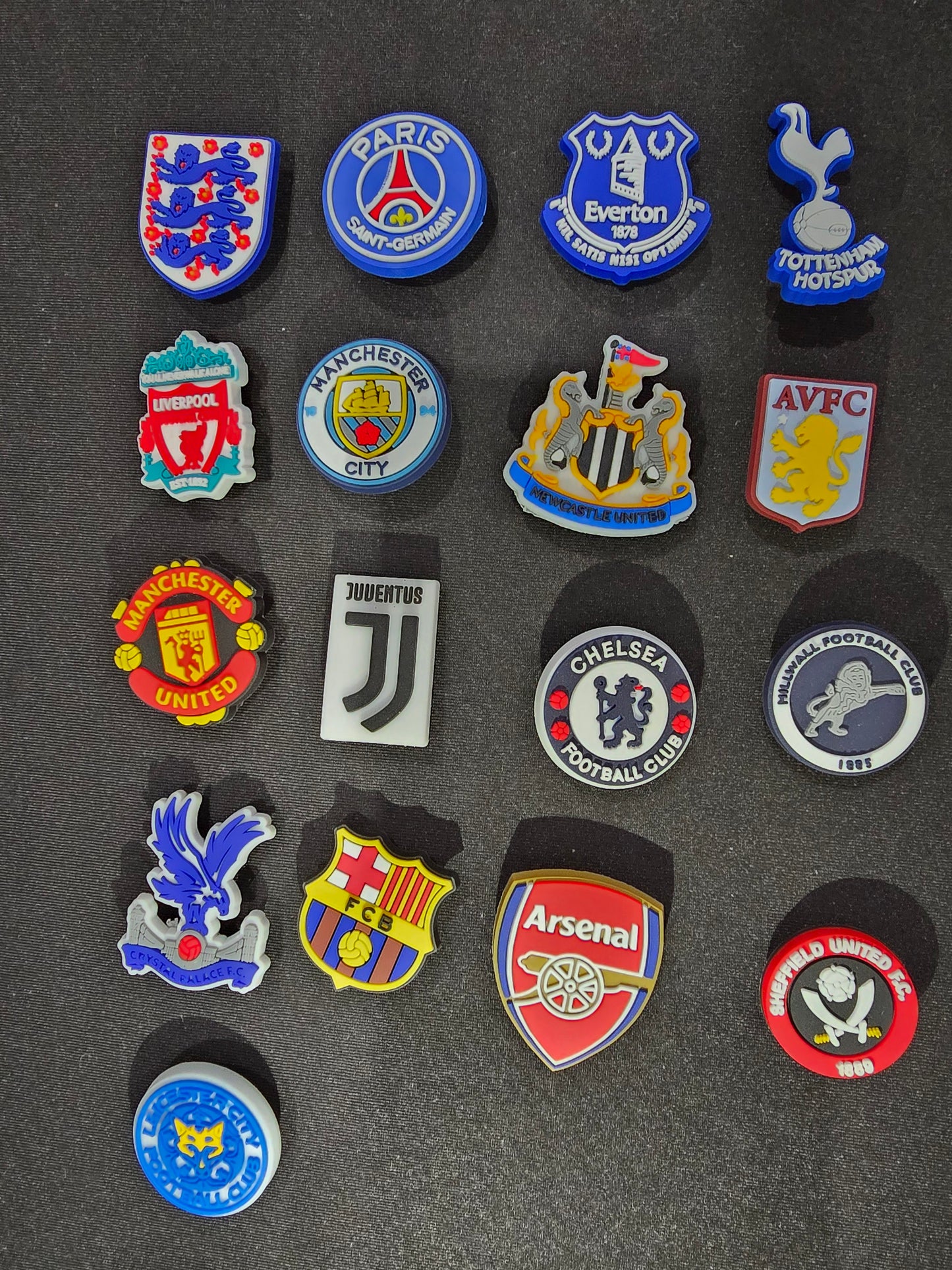 Football Croc Charms