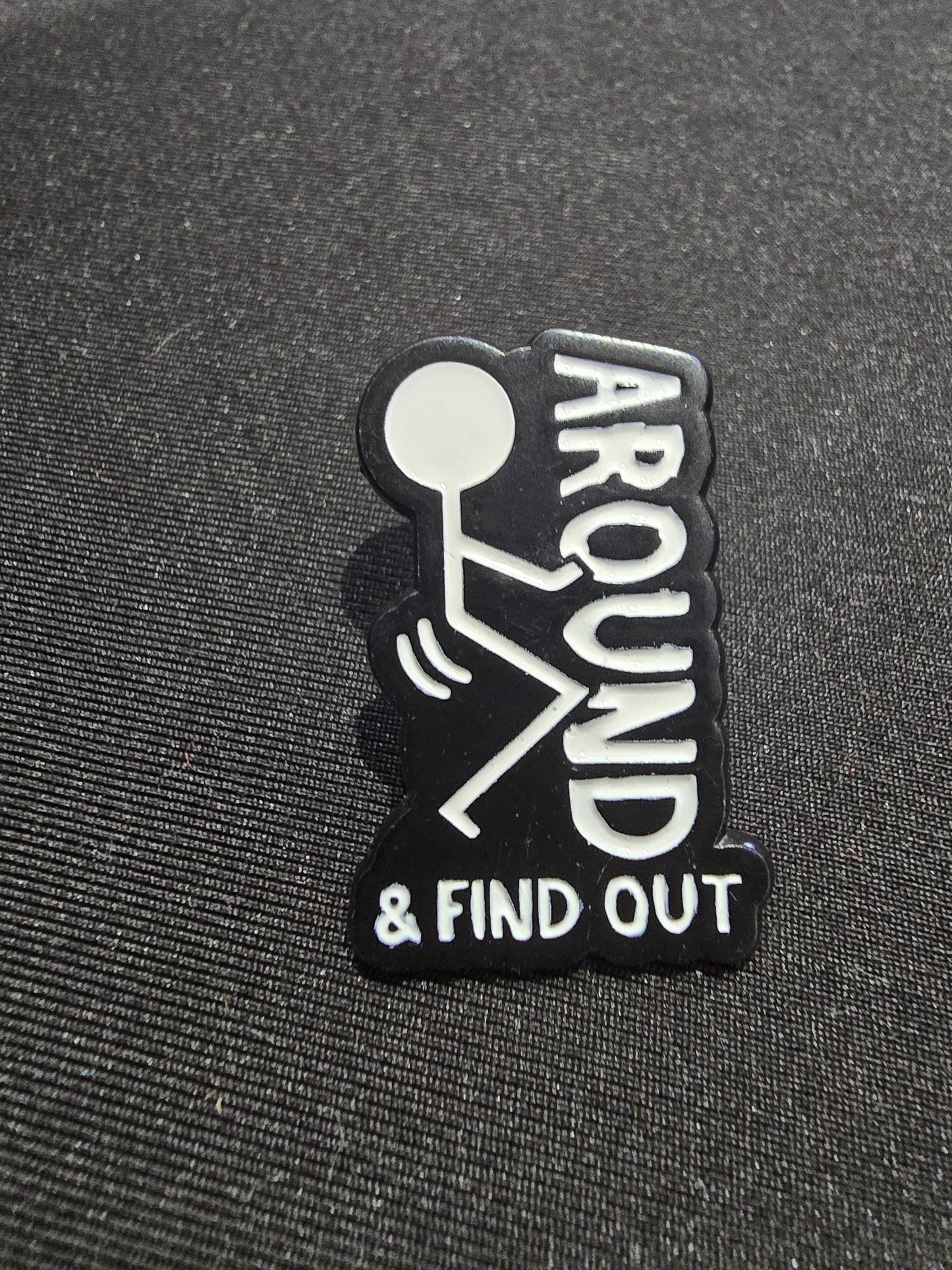 "Find Out" Enamel Pin – For Those Who Know the Vibe