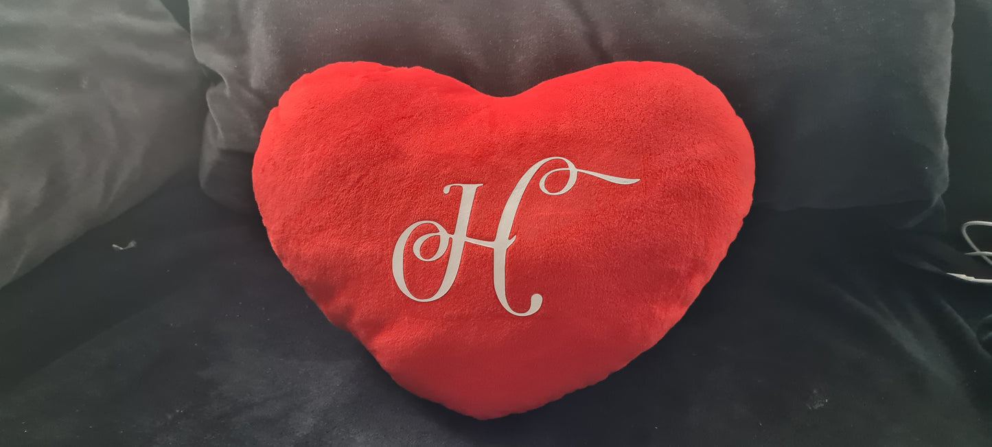 Unique personalised heart shaped cushions - customised affirmation pillows *As seen in The Only Way Is Essex*