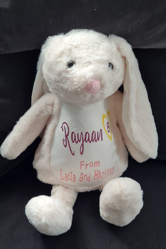 Personalised Cream Bunny Rabbit