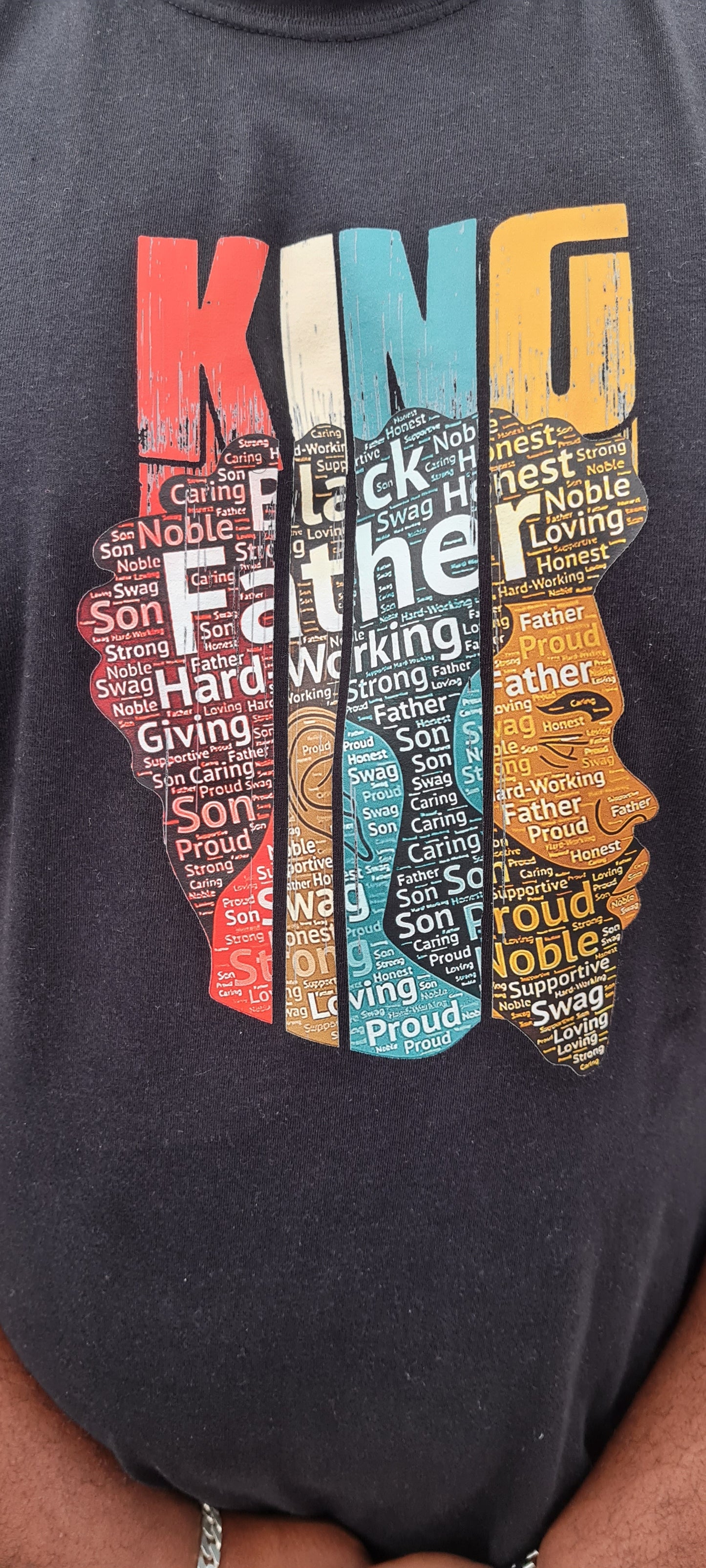 King t-shirt, father's day t-shirt, father is a king t-shirt