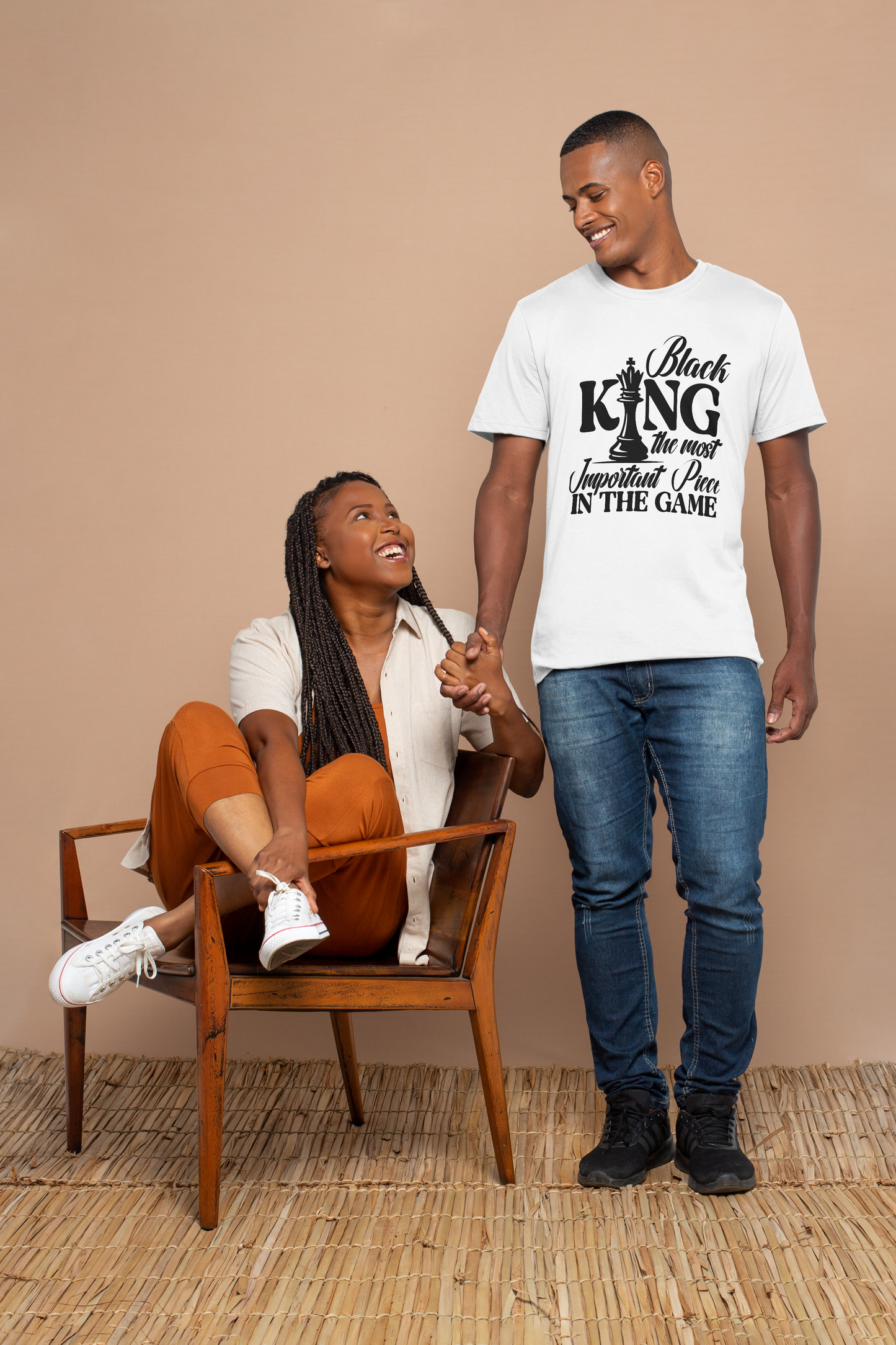 Black King T-Shirt - The Most Important Piece in the Game