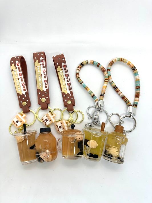 Boba keyrings