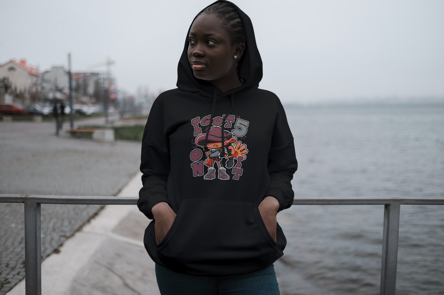 Throwback Vibes: Rock the 90s with Our 'I Got 5 on It' Inspired Hoodie!