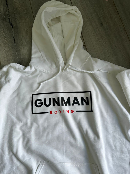 Gunman Boxing Hoodie - White