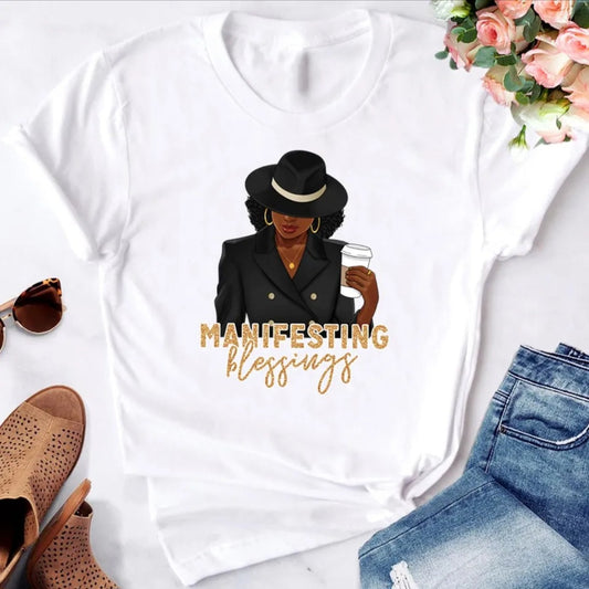 Manifesting blessings tee