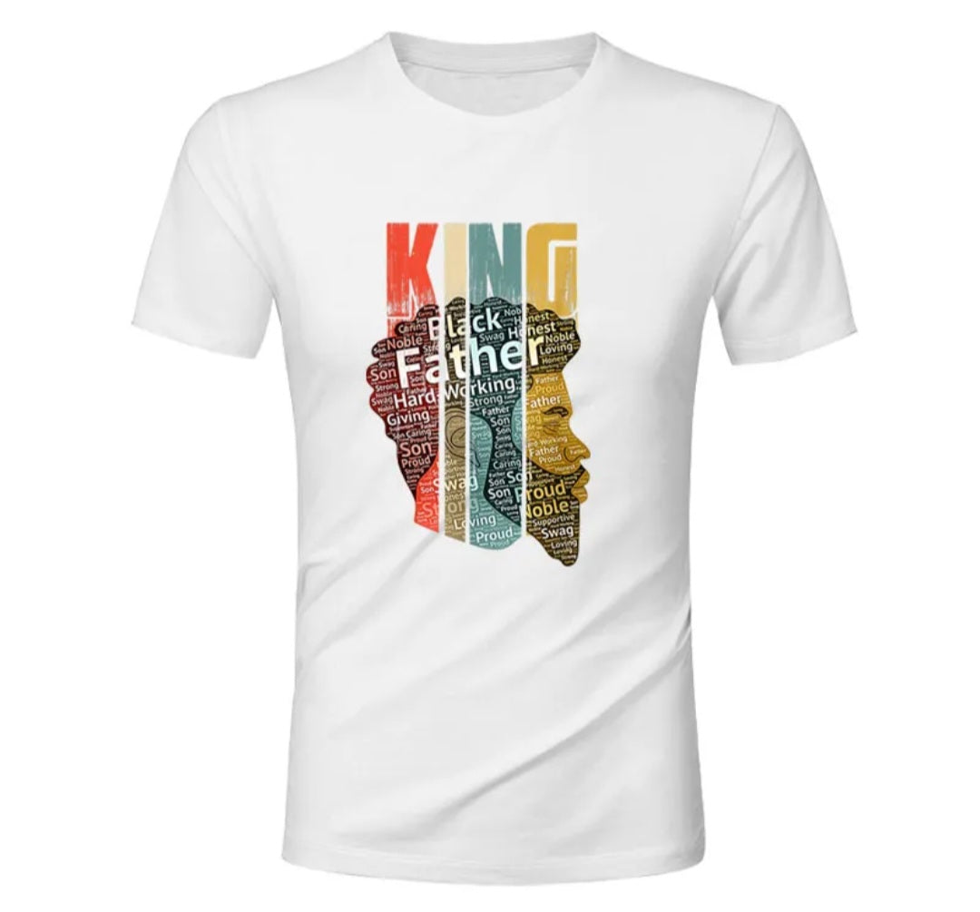 King t-shirt, father's day t-shirt, father is a king t-shirt