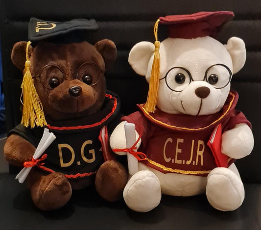 20cm Personalised Graduation bears