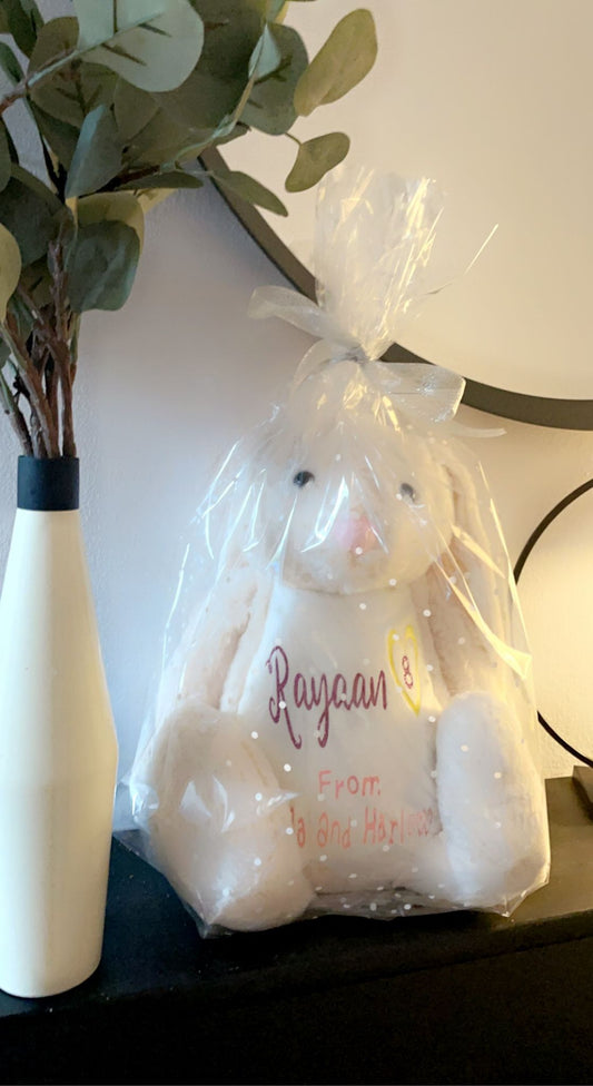 Personalised Cream Bunny Rabbit